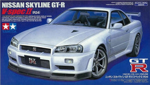 Tamiya 24258 Nissan Skyline GT-R V.Spec II (R34) 1/24 Model Kit - A-Z Toy Hobby