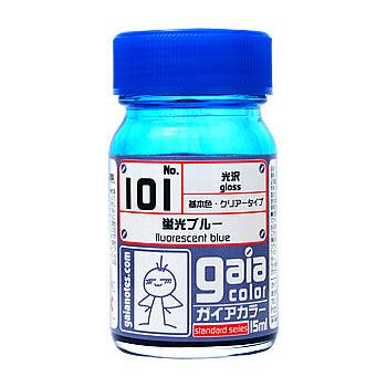 Gaia Notes 101 Fluorescent Blue Lacquer Paint 15ml - A-Z Toy Hobby