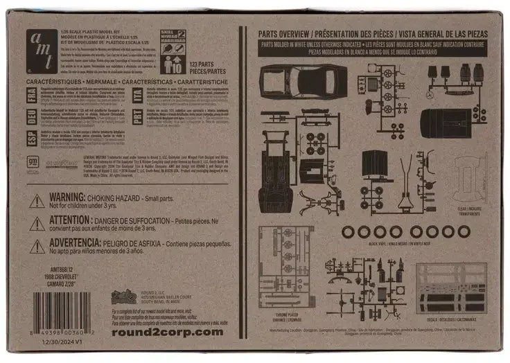 AMT 1968 Camaro Z/28 1/25 Model Kit - A-Z Toy Hobby