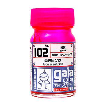 Gaia Notes 102 Fluorescent Pink Lacquer Paint 15ml - A-Z Toy Hobby