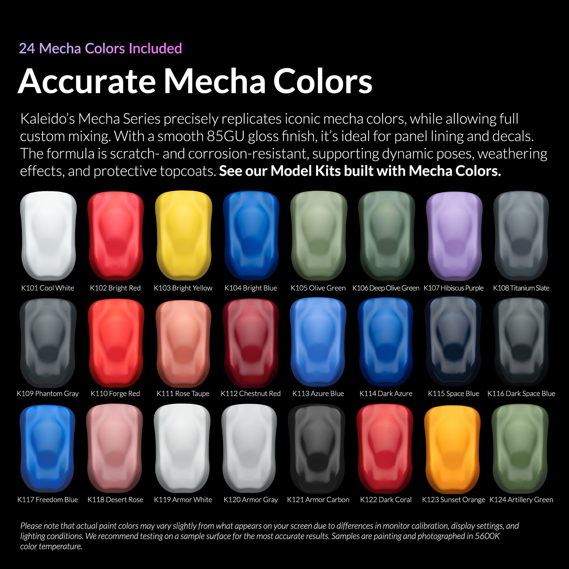 Kaleido Mecha Colors ProMaster Paint Set