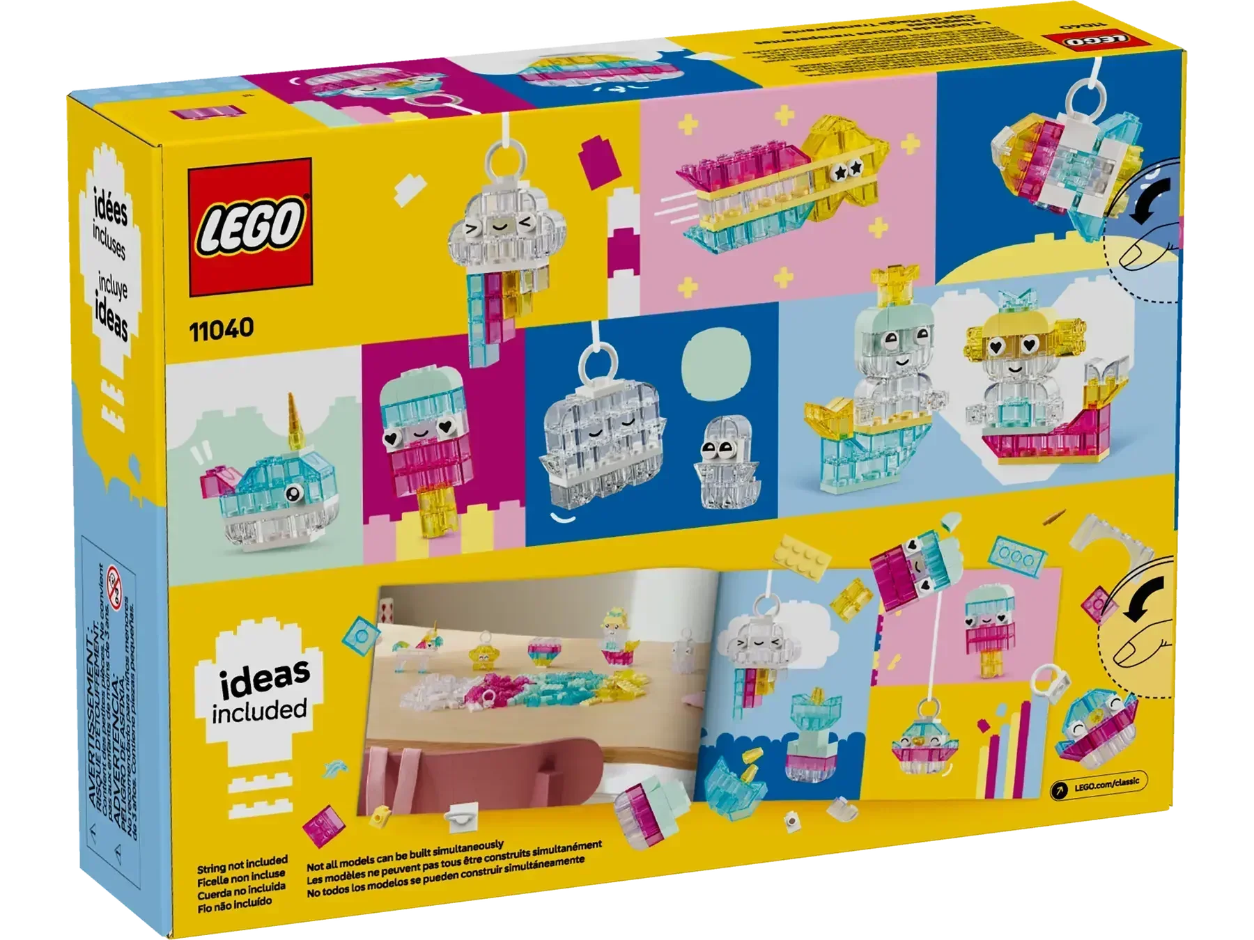 LEGO Magical Transparent Box 11040 - Classic - A-Z Toy Hobby