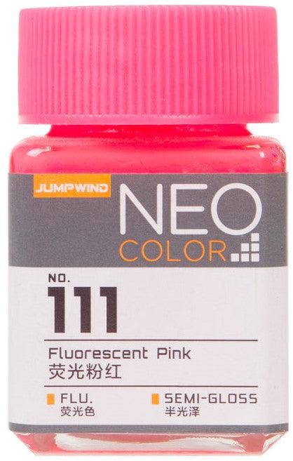 Jumpwind 111 Neo Color Fluorescent Pink Paint 18ml - A-Z Toy Hobby