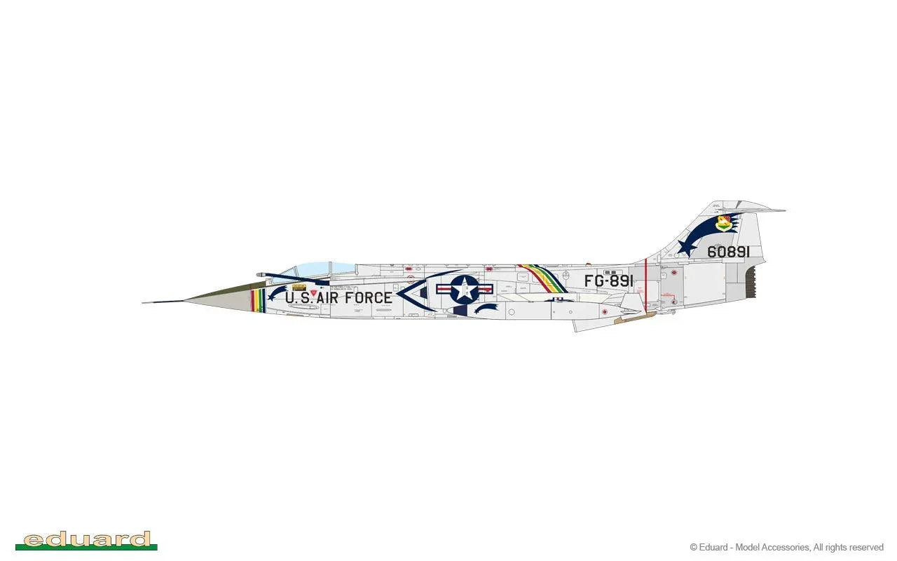 Eduard 11169 The Zipper F-104C Starfighter in Vietnam War Limited Edition 1/48 Model Kit - A-Z Toy Hobby