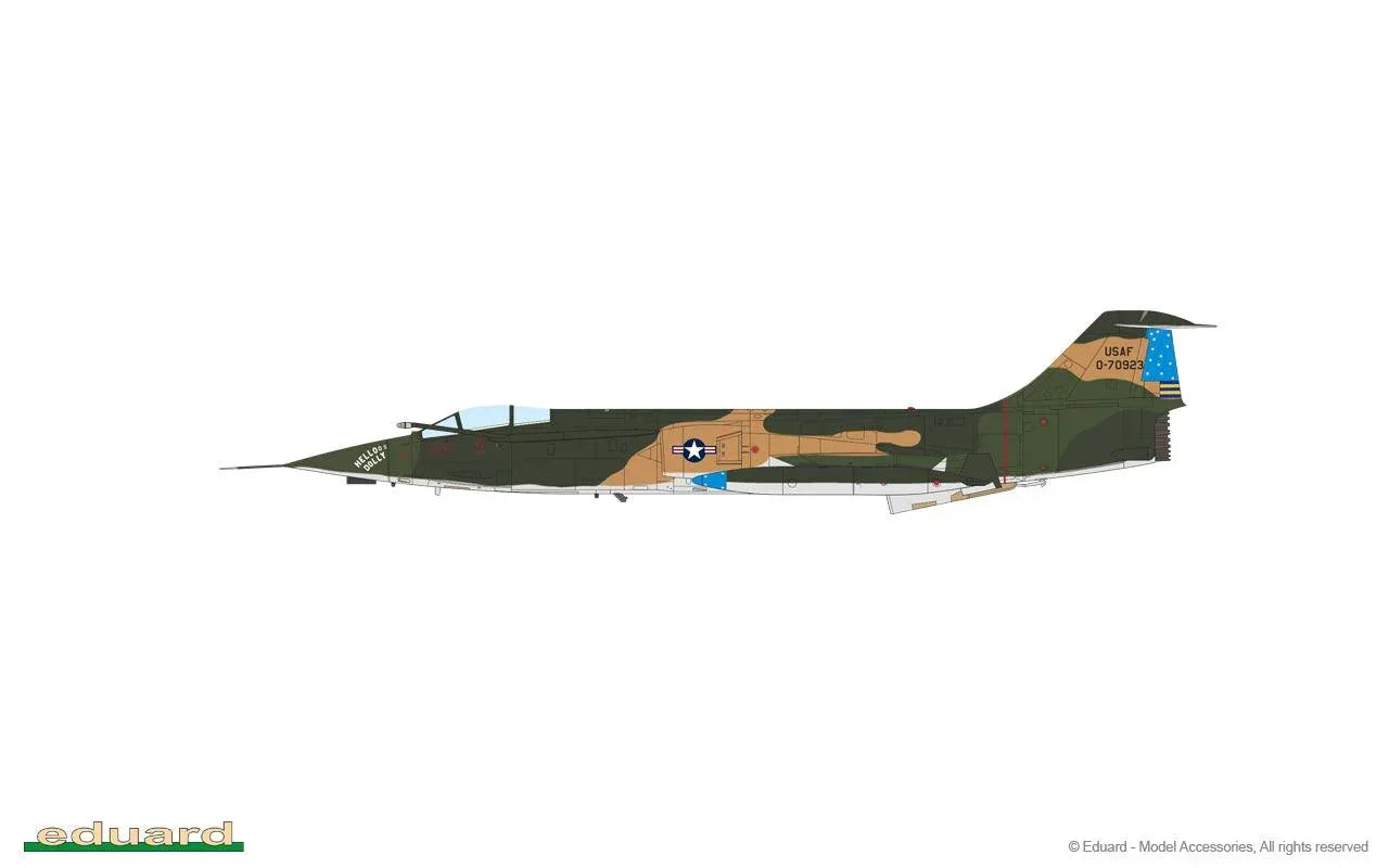 Eduard 11169 The Zipper F-104C Starfighter in Vietnam War Limited Edition 1/48 Model Kit - A-Z Toy Hobby