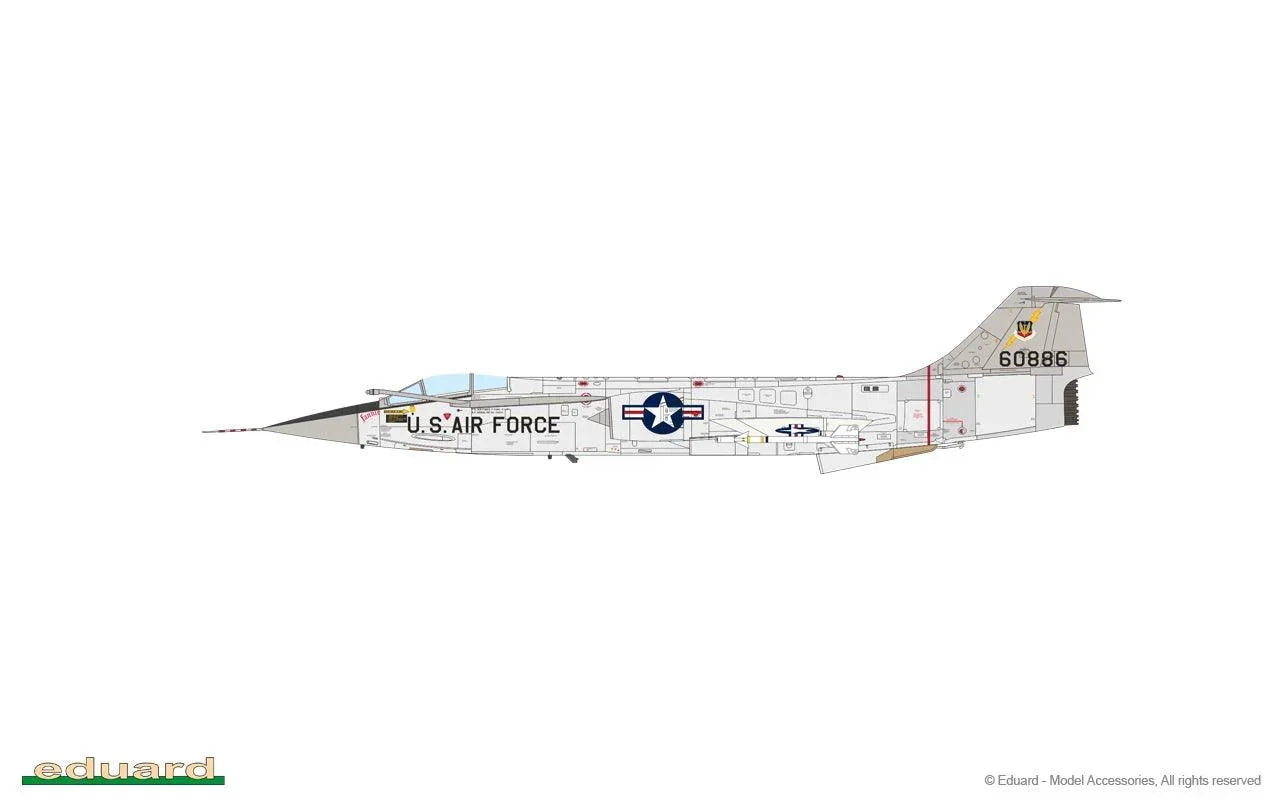 Eduard 11169 The Zipper F-104C Starfighter in Vietnam War Limited Edition 1/48 Model Kit - A-Z Toy Hobby