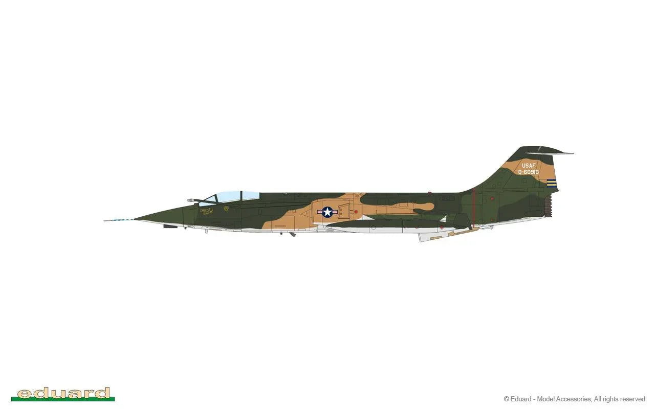 Eduard 11169 The Zipper F-104C Starfighter in Vietnam War Limited Edition 1/48 Model Kit - A-Z Toy Hobby