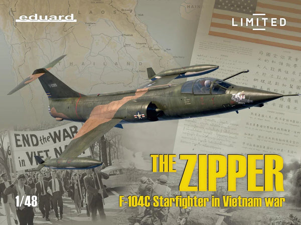 Eduard 11169 The Zipper F-104C Starfighter in Vietnam War Limited Edition 1/48 Model Kit - A-Z Toy Hobby