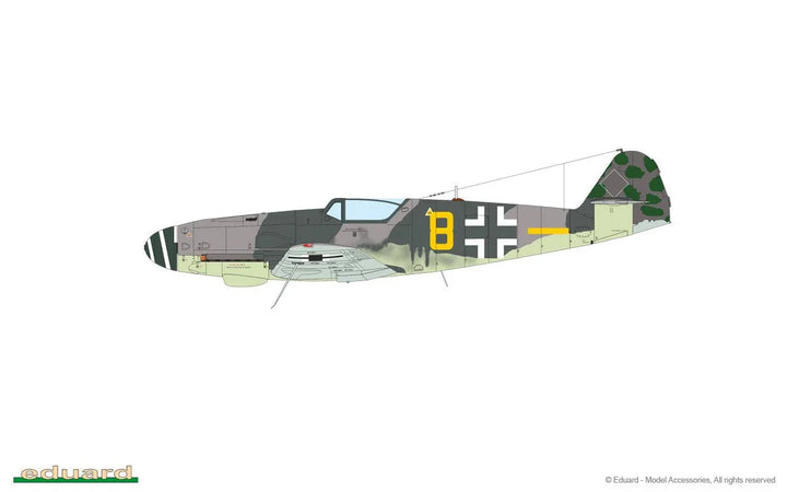 Eduard 11177 Kurfurst Bf 109K-4 Limited Edition 1/48 Model Kit - A-Z Toy Hobby