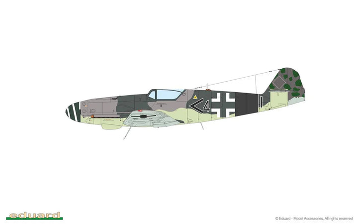 Eduard 11177 Kurfurst Bf 109K-4 Limited Edition 1/48 Model Kit - A-Z Toy Hobby