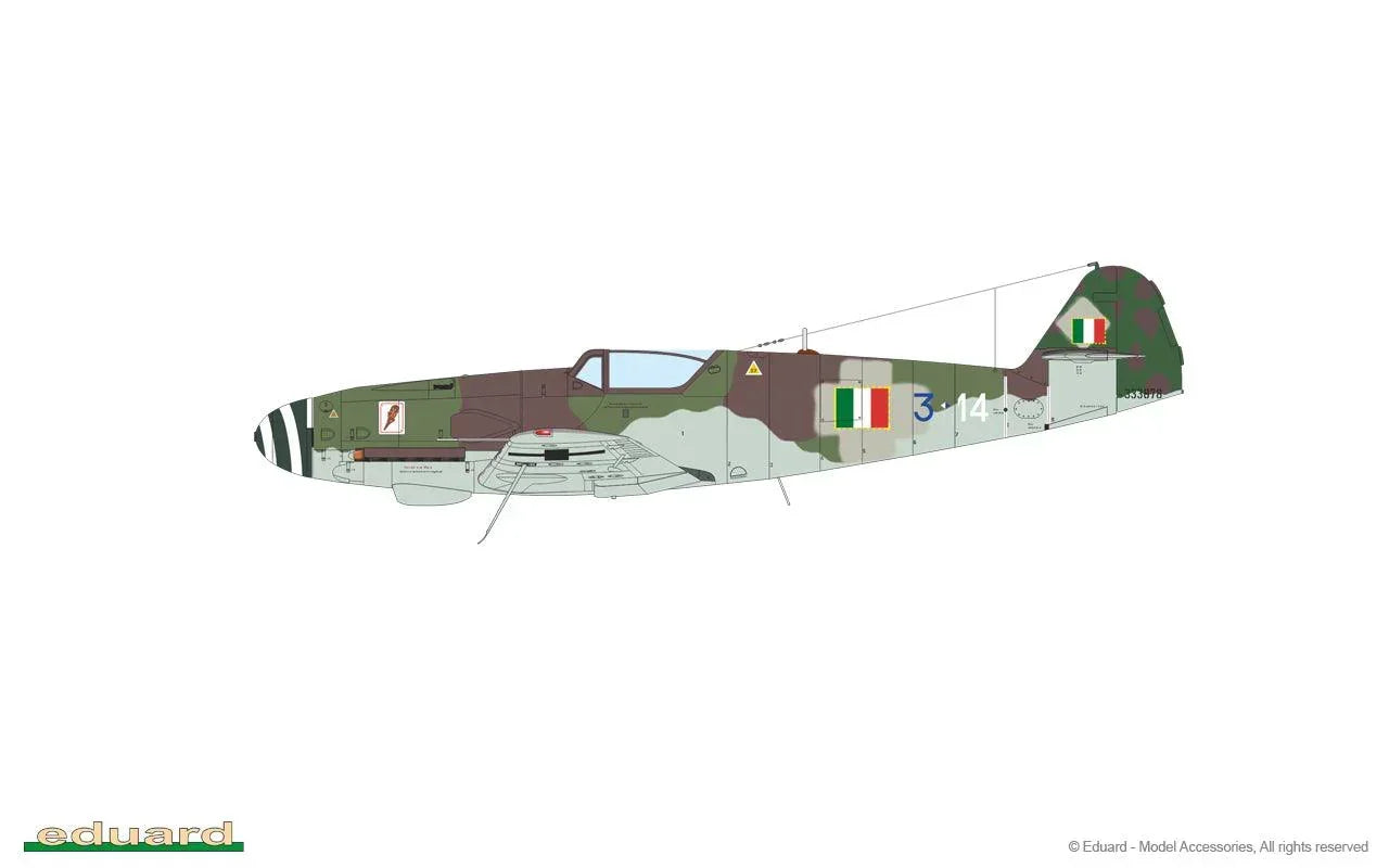 Eduard 11177 Kurfurst Bf 109K-4 Limited Edition 1/48 Model Kit - A-Z Toy Hobby