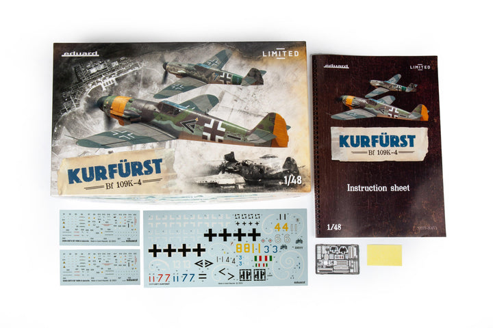 Eduard 11177 Kurfurst Bf 109K-4 Limited Edition 1/48 Model Kit - A-Z Toy Hobby