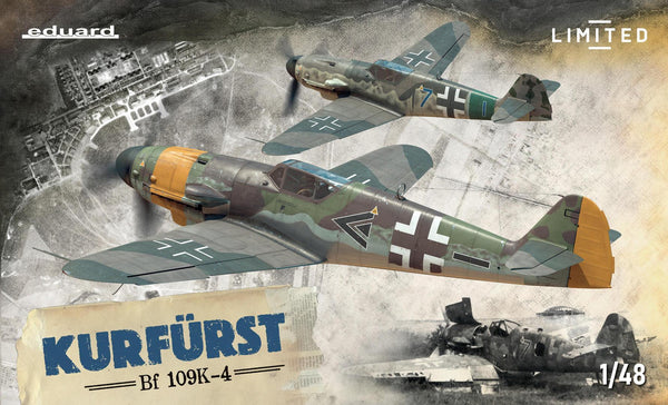 Eduard 11177 Kurfurst Bf 109K-4 Limited Edition 1/48 Model Kit - A-Z Toy Hobby