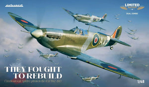 Eduard 11180 Spitfire Mk.Vb They Fought to Rebuild Dual Combo 1/48 Model Kit - A-Z Toy Hobby