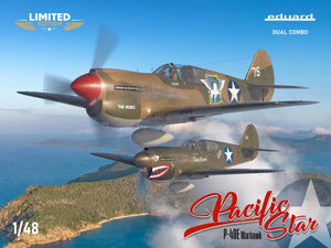 Eduard 11185 Pacific Star P-40E Warhawk Dual Combo Limited Edition 1/48 Model Kit - A-Z Toy Hobby