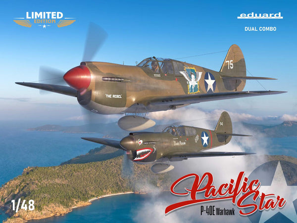 Eduard 11185 Pacific Star P-40E Warhawk Dual Combo Limited Edition 1/48 Model Kit