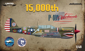Eduard 11193 P-40N Warhawk 15,000th Limited Edition 1/48 Model Kit - A-Z Toy Hobby