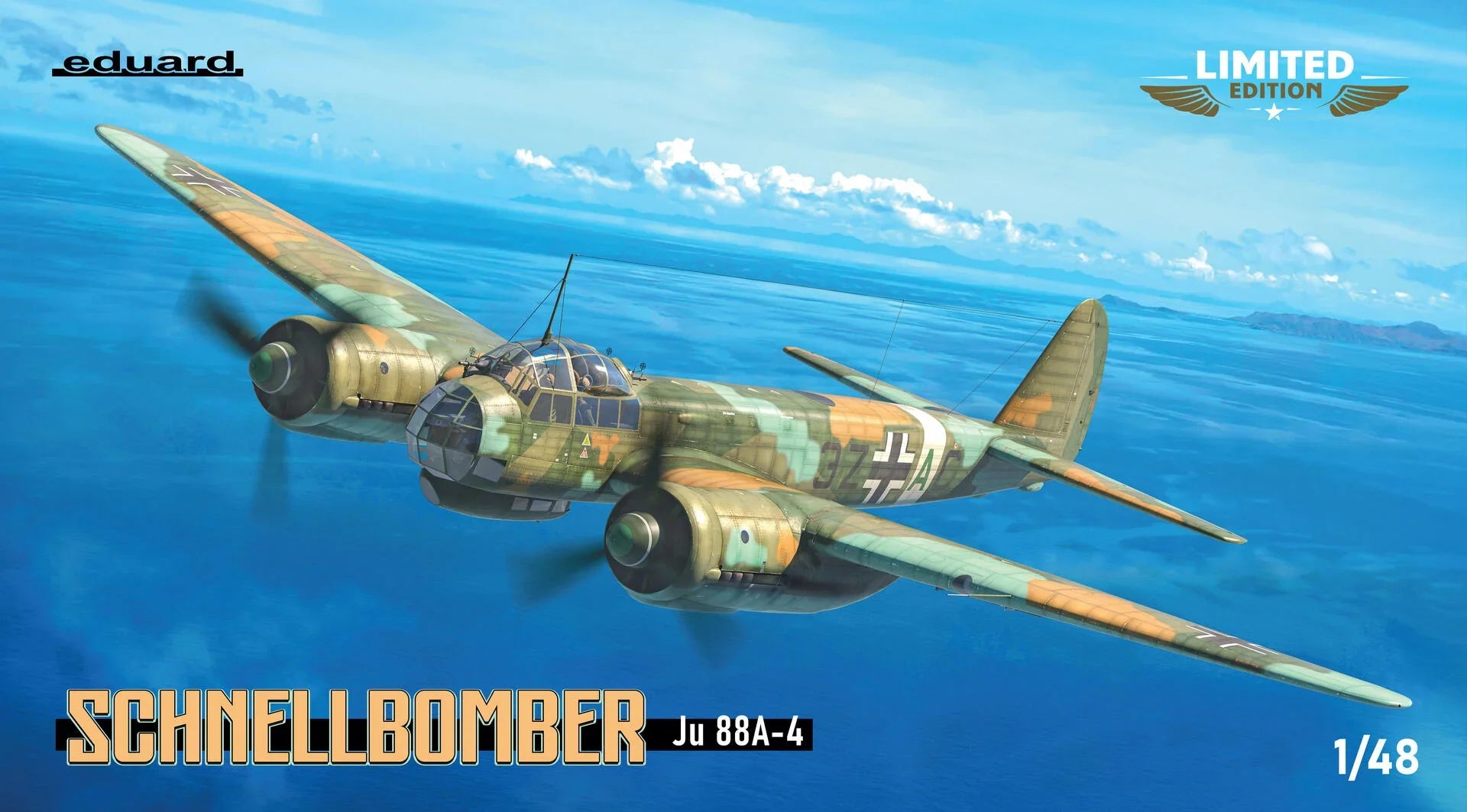 Eduard 11194 Schnellbomber Ju 88A-4 LE [Limited Edition] 1/48 Model Kit - A-Z Toy Hobby