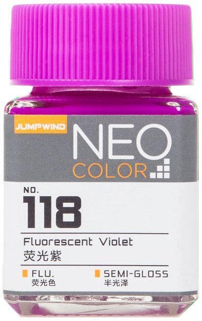 Jumpwind Color Jumpwind 118 Neo Color Fluorescent Violet Paint 18ml - A-Z Toy Hobby