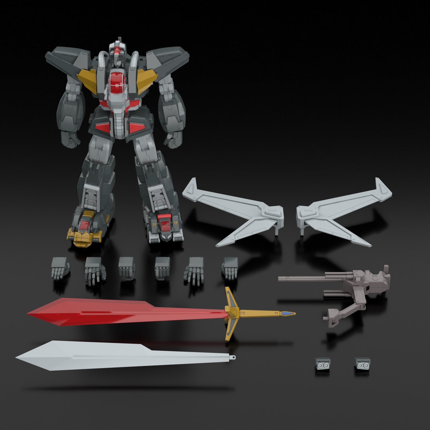 ACKS DN-01 Dancouga + Dancou Sword Model Kit - Aoshima – A-Z Toy Hobby