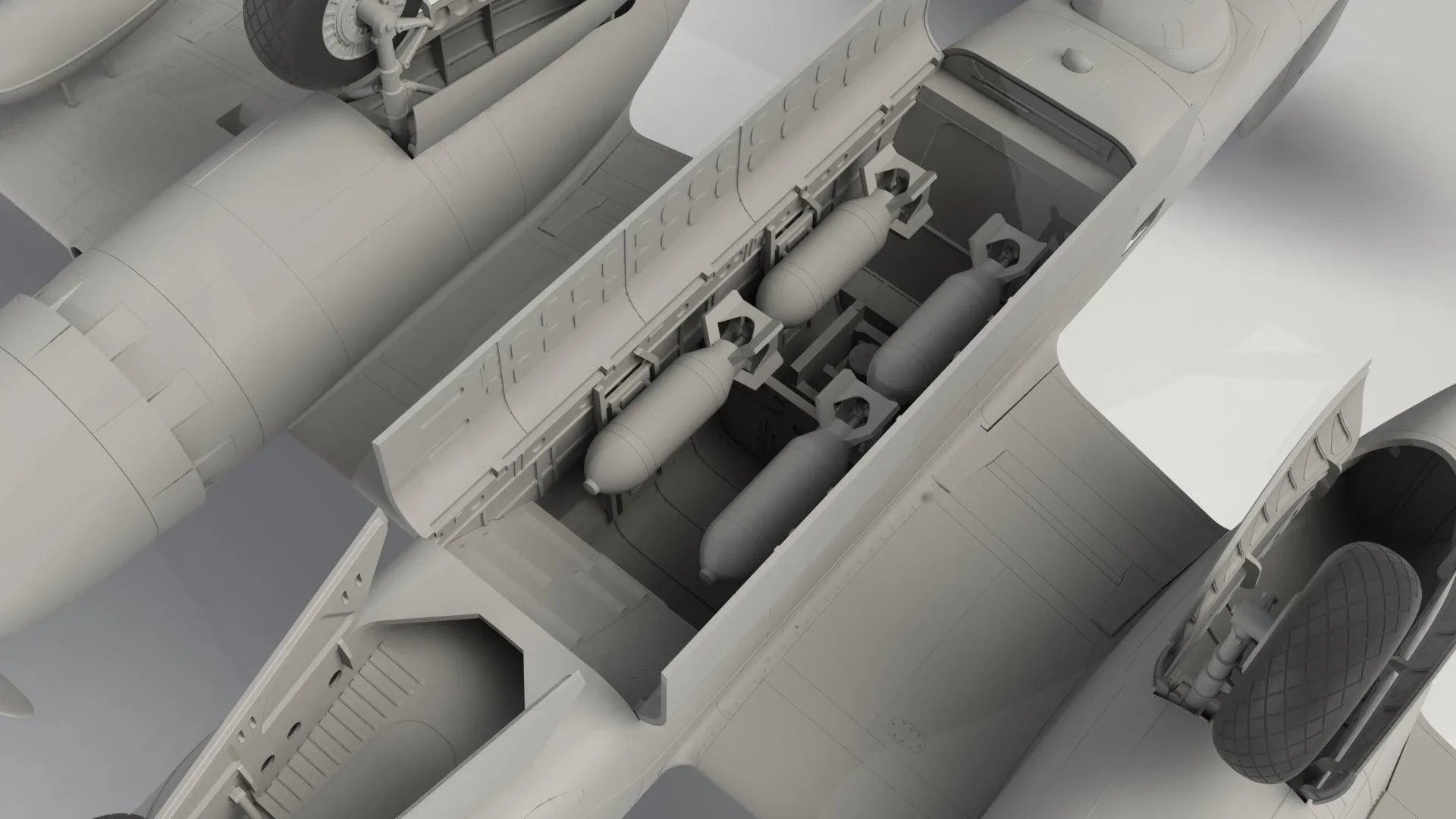 ICM 48285 A-26В Invader Pacific War Theater American Bomber 1/48 Model Kit - A-Z Toy Hobby