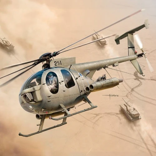 Academy 12136 MD 500 Defender "IDF" 1/48 Model Kit