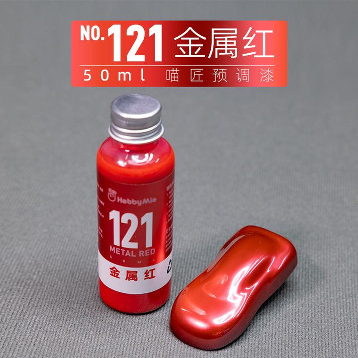 Hobby Mio 121 Metal Red Lacquer Paint 50ml - A-Z Toy Hobby