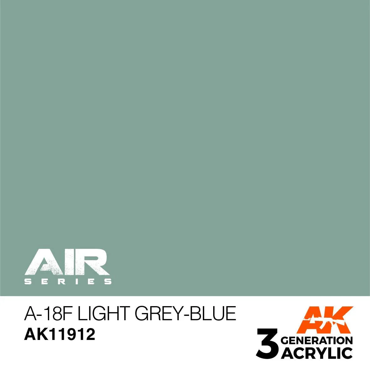 AK Interactive AK11912 3G Air A-18F Light Grey-Blue Paint 17ml - A-Z Toy Hobby