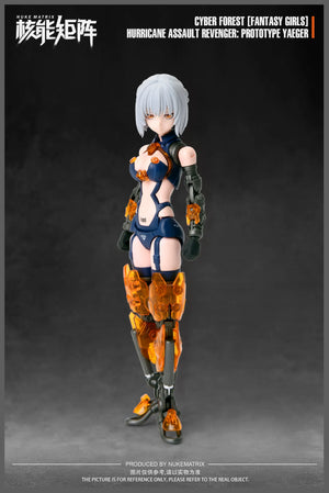 Nuke Matrix CF03 Hurricane Assault Revenger Prototype Yaeger Cyber Forest Fantasy Girls Model Kit - A-Z Toy Hobby