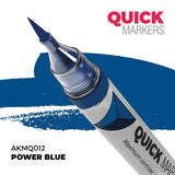 AK Interactive AKMQ012 Quick Markers Power Blue
