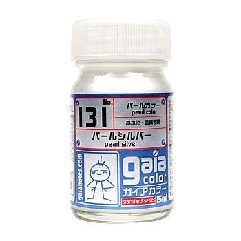 Gaia Notes 131 Pearl Silver Lacquer Paint 15ml - A-Z Toy Hobby