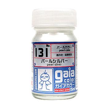 Gaia Notes 131 Pearl Silver Lacquer Paint 15ml - A-Z Toy Hobby