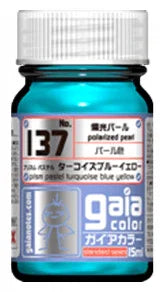 Gaia Notes 137 Prism Pastel Turquoise Blue Yellow Lacquer Paint 15ml - A-Z Toy Hobby