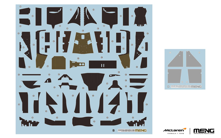 Meng 1988 McLaren MP4/4 1/24 Model Kit - A-Z Toy Hobby