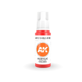 AK Interactive AK11213 3G Clear Red Acrylic Paint 17ml - A-Z Toy Hobby