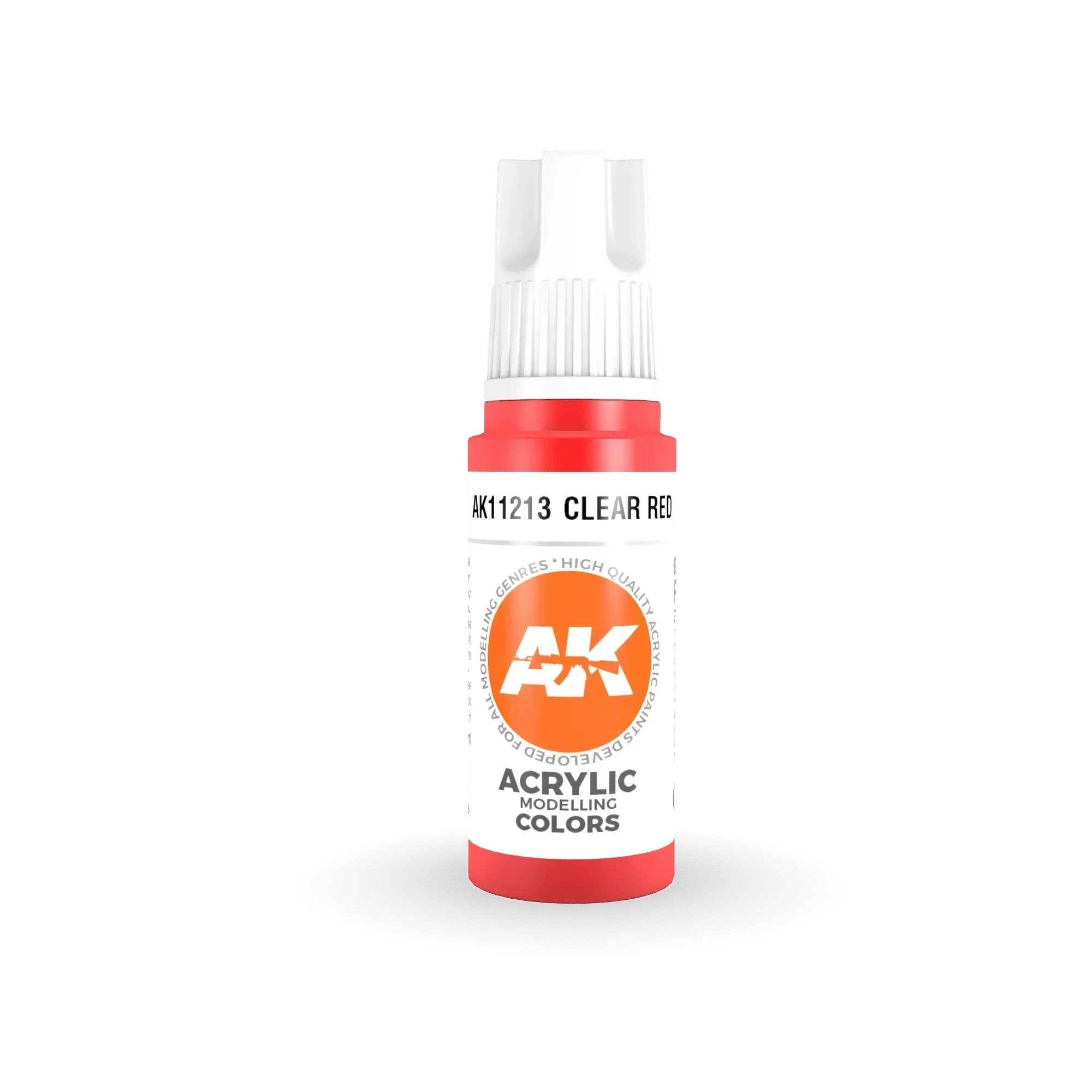 AK Interactive AK11213 3G Clear Red Acrylic Paint 17ml - A-Z Toy Hobby