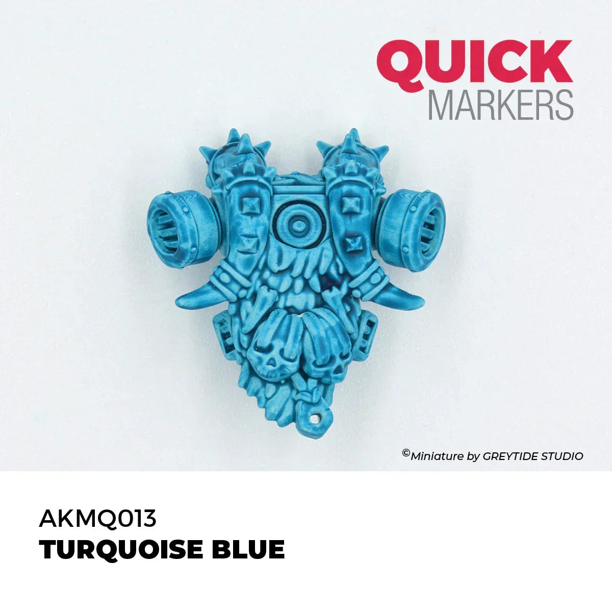 AK Interactive AKMQ013 Quick Markers Turquoise Blue