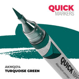 AK Interactive AKMQ014 Quick Markers Turquoise Green