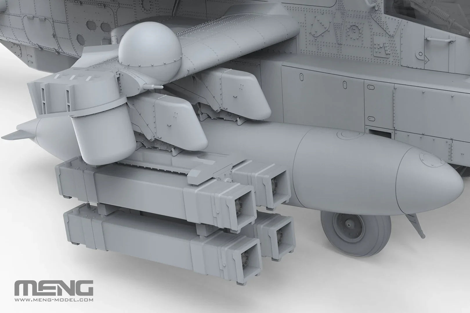 Meng QS-005S AH-64D Israeli Saraf Heavy Attack Helicopter 1/35 Model Kit - A-Z Toy Hobby