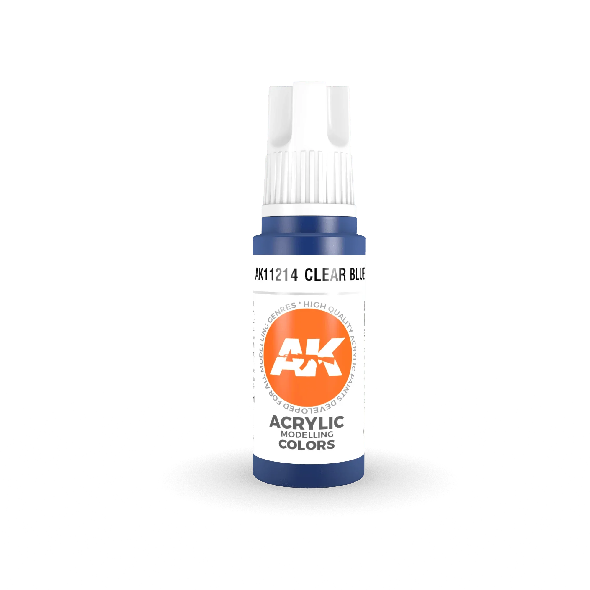 AK Interactive AK11214 3G Clear Blue Acrylic Paint 17ml - A-Z Toy Hobby