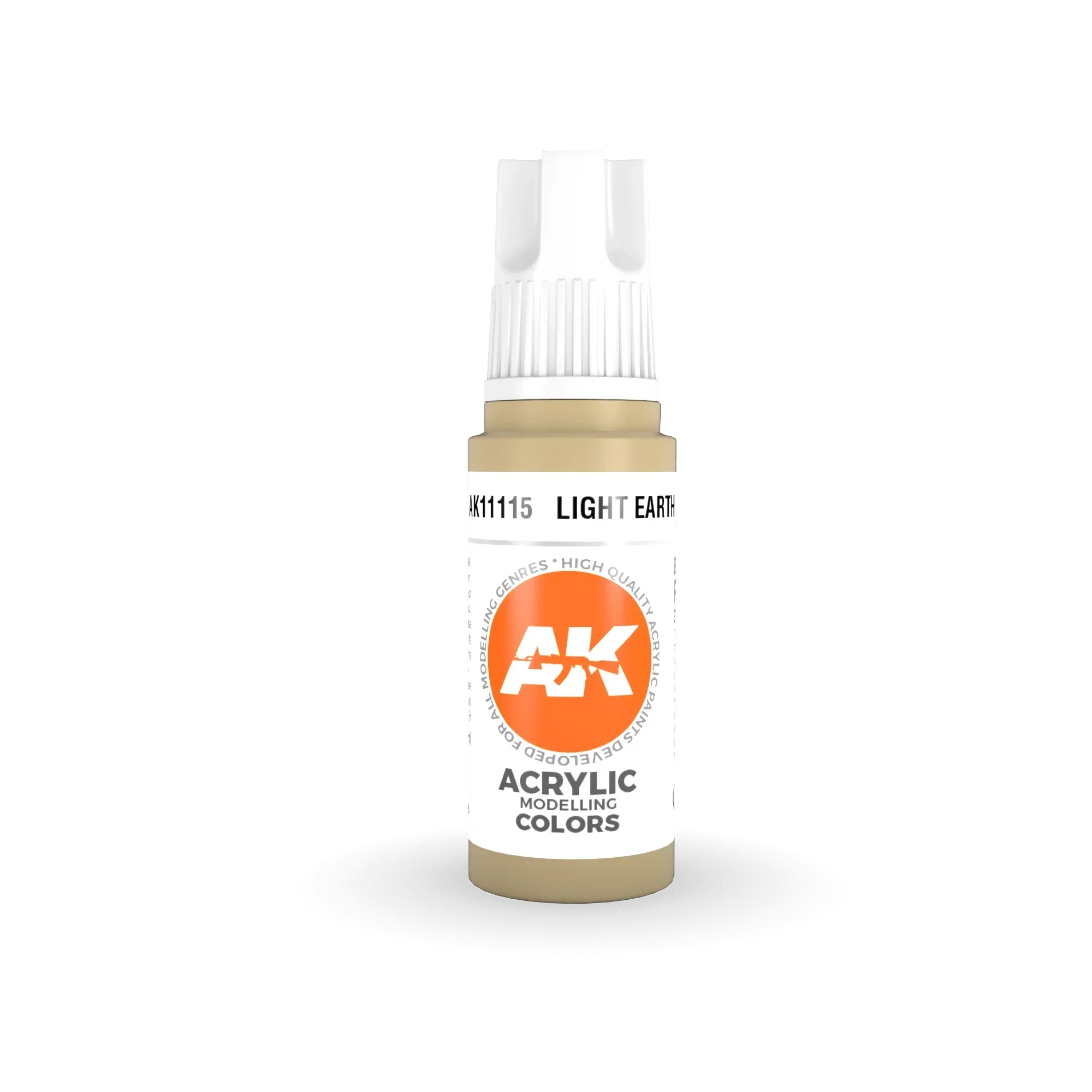 AK Interactive AK11115 3G Light Earth Acrylic Paint 17ml - A-Z Toy Hobby