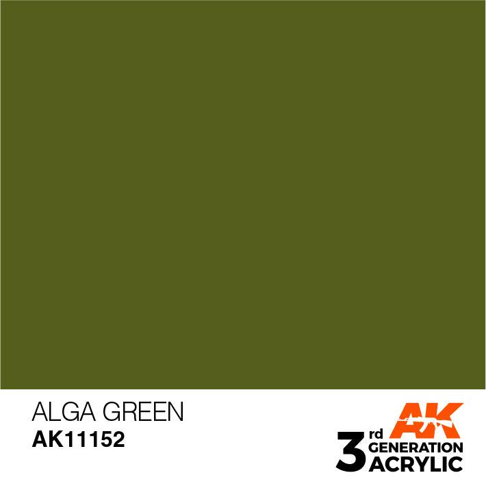 AK Interactive AK11152 3G Alga Green Acrylic Paint 17ml - A-Z Toy Hobby