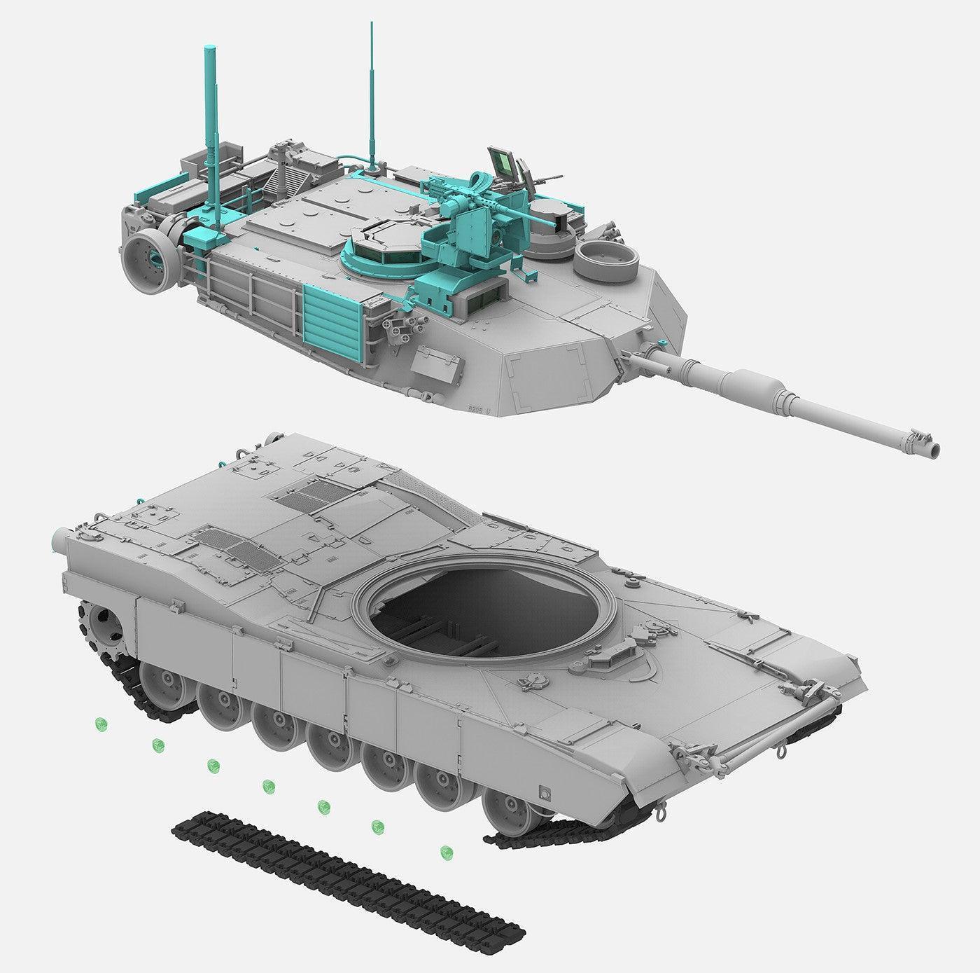Ryefield Model 5029 M1A2 SEP V2 Abrams 1/35 Model Kit - A-Z Toy Hobby