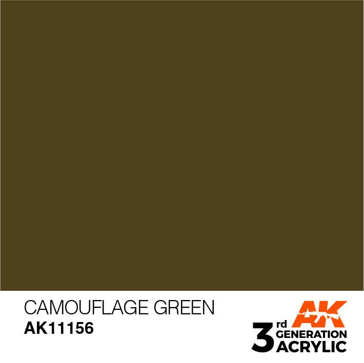 AK Interactive AK11156 3G Camouflage Green Acrylic Paint 17ml - A-Z Toy Hobby