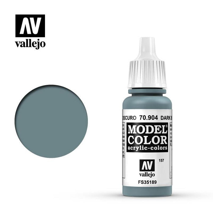 Vallejo 70904 Model Color 157 Blue Gray Paint 17ml - A-Z Toy Hobby