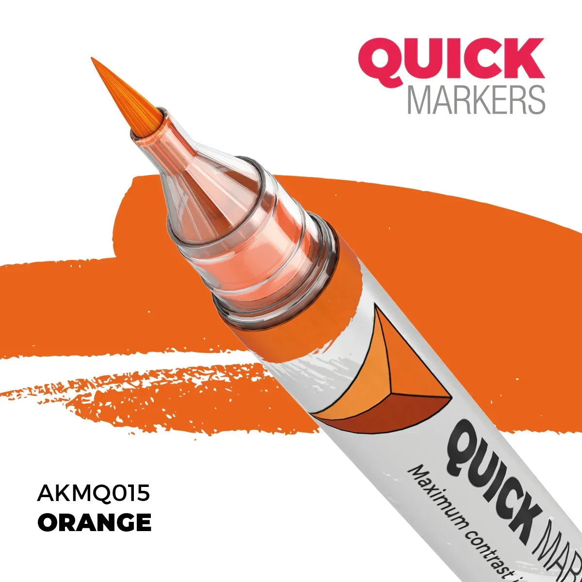 AK Interactive AKMQ015 Quick Markers Orange