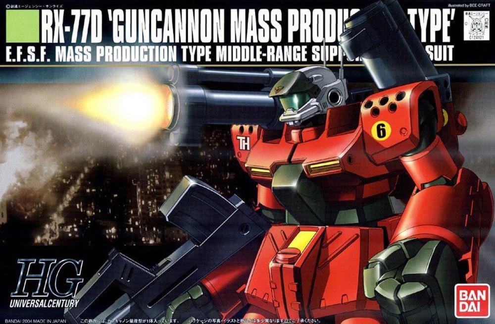 Bandai HGUC 044 Guncannon Mass Production Type 1/144 Model Kit - A-Z Toy Hobby