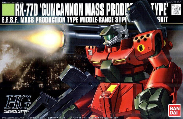 Bandai HGUC 044 Guncannon Mass Production Type 1/144 Model Kit