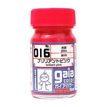 Gaia Notes Base Color 016 Gloss Brilliant Pink Lacquer Paint 15ml - A-Z Toy Hobby