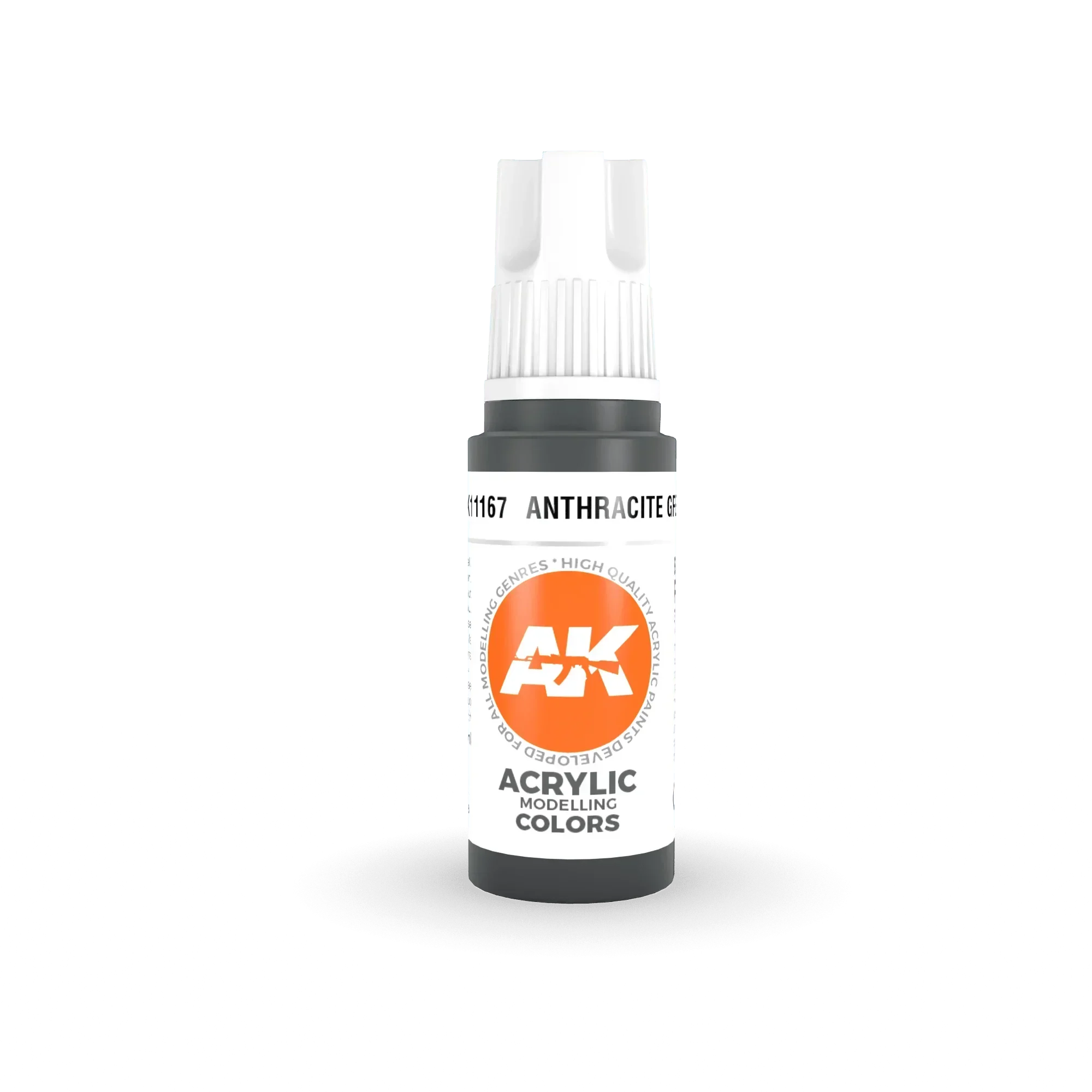 AK Interactive AK11167 3G Anthracite Gray Acrylic Paint 17ml - A-Z Toy Hobby